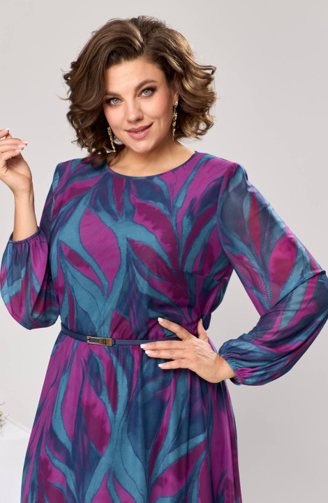 Шифоновое платье Romanovich Style 1-2607 фиолетовый