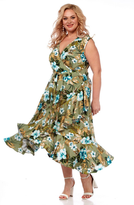 Платье Celentano lite 5024.1 оливковый