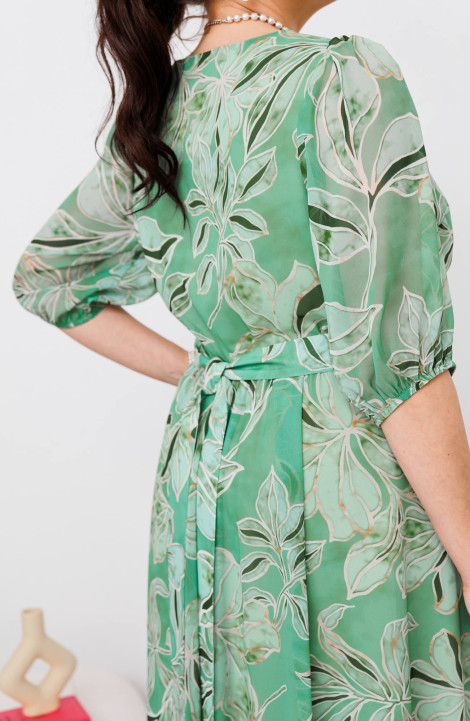 Платье Romanovich Style 1-2635 зеленый