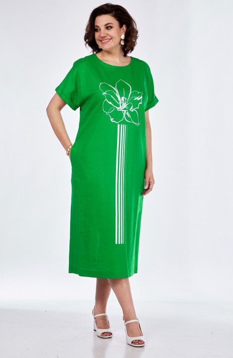 Платье Диомант 1952 зелень