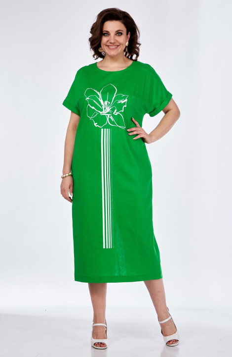 Платье Диомант 1952 зелень
