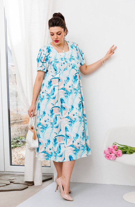 Платье Romanovich Style 1-2642 бирюзовый