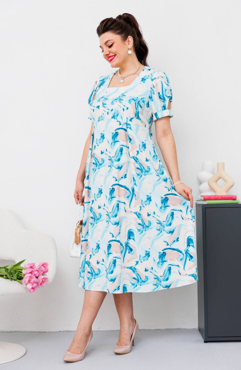 Платье Romanovich Style 1-2642 бирюзовый