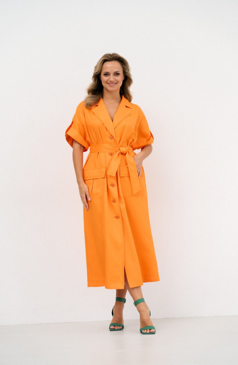 Платье Avord V3688 оранжевый