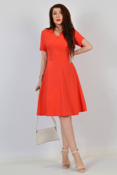 Платье Patriciа 01-5542 оранжево-красный