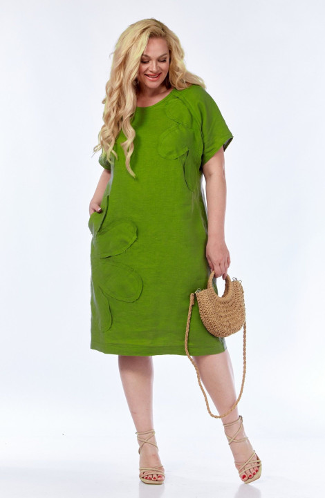 Платье Диомант 1977 зеленый