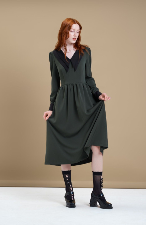 Платье Remarque 1021 темно-зеленый