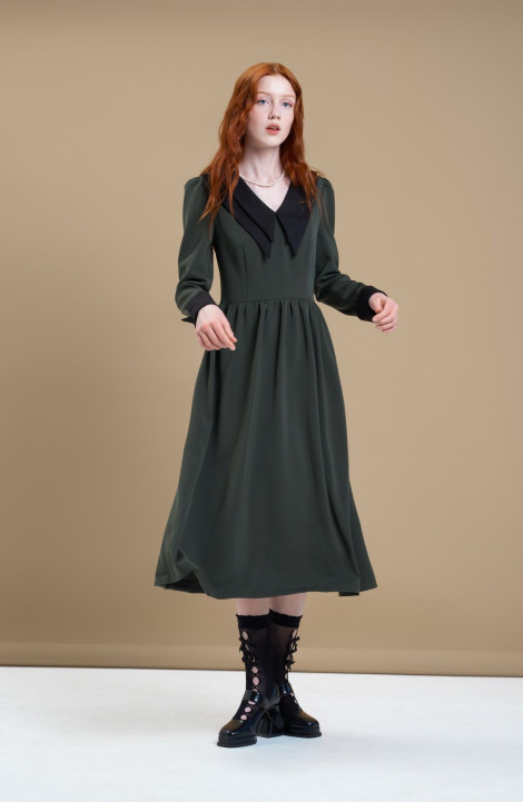 Платье Remarque 1021 темно-зеленый