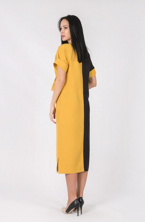 Платье Daloria 1503 желтый-черный