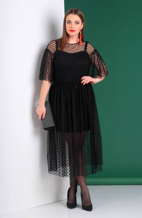 женские платья Liona Style 668 черный