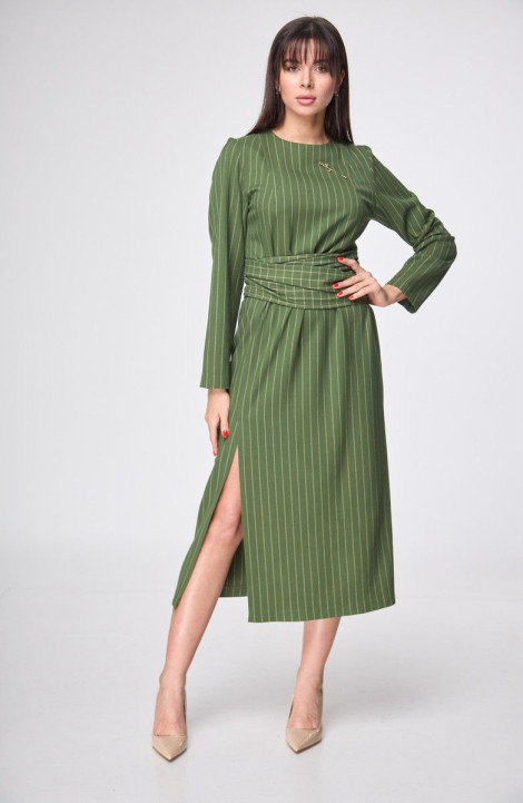 Платье Anelli 1197 зеленый