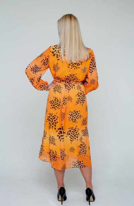женские платья Avila 0869 оранжевый