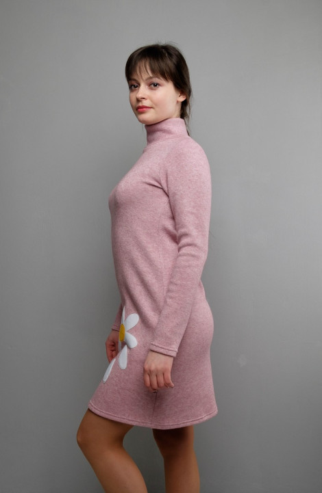 Трикотажное платье Mita ЖМ982 розовый