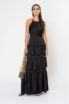 женские платья Elema 5К-10950-1-164 чёрный