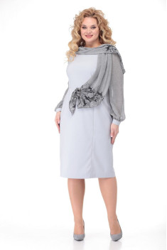 Платье Angelina & Сompany 491 светло-серый