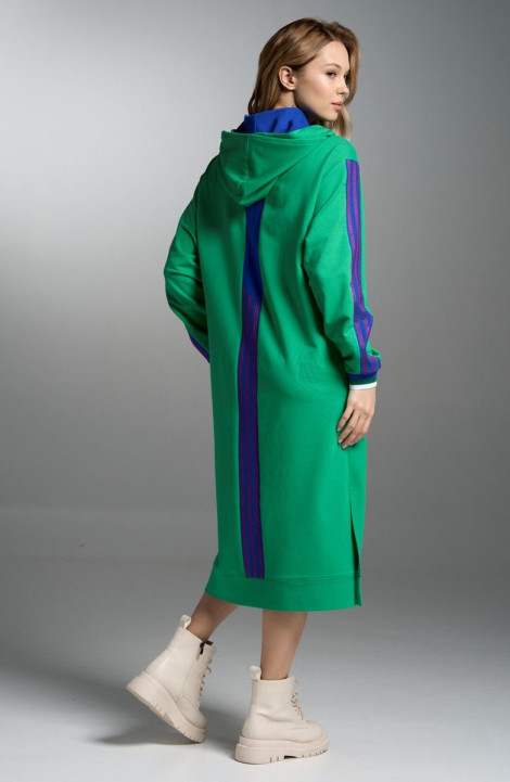 Трикотажное платье VI ORO VR-1018 зеленый