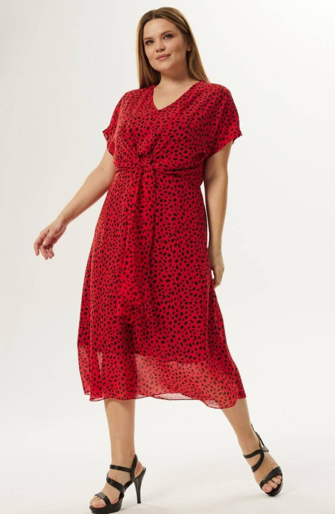 Шифоновое платье Ma Сherie 4016 красный