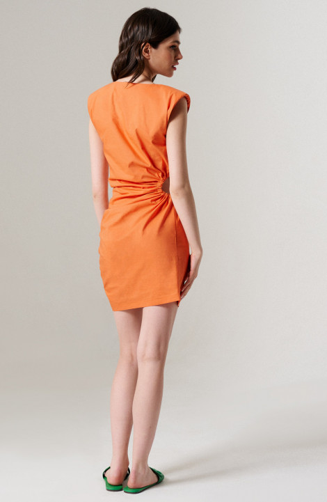 Хлопковое платье Панда 131780w оранжевый