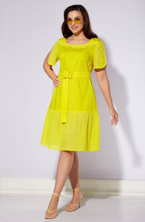 Платье Viola Style 1045 желтый