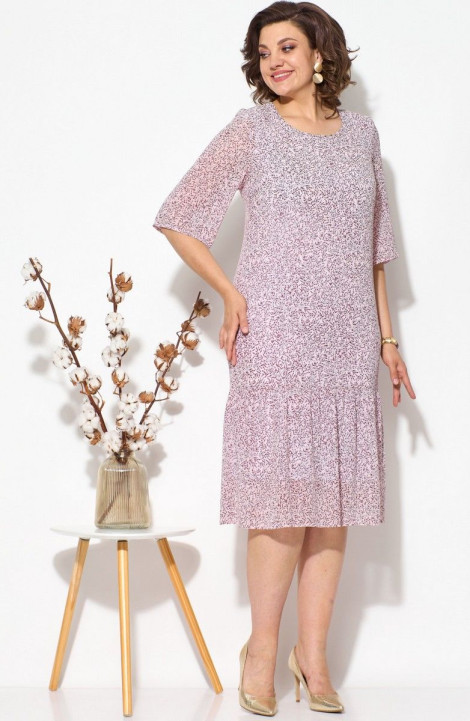 Шифоновое платье Fortuna. Шан-Жан 669 розовый
