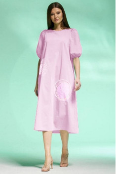 Платье Faufilure С1432 бледно-розовый
