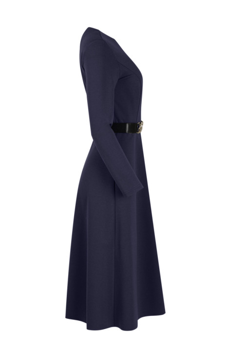 Трикотажное платье Elema 5К-118-164 синий