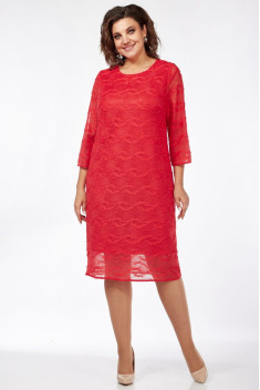 Трикотажное платье Mubliz 107 красный