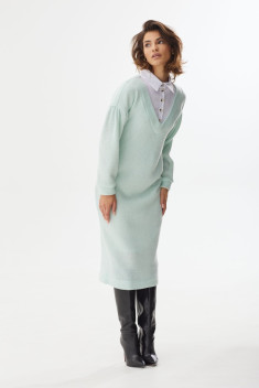 Трикотажное платье NiV NiV fashion 2471 мята