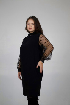 Трикотажное платье Svetlana-Style 1697 глубокий-черный