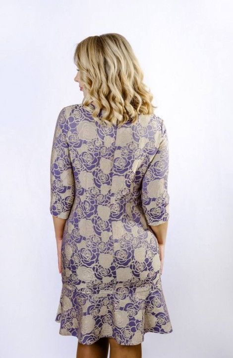 Платье Nadex 153015И_170 фиолетово-бежевый