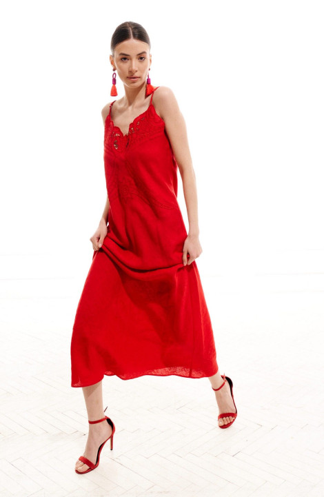 Платье ELLETTO LIFE 1022 красный