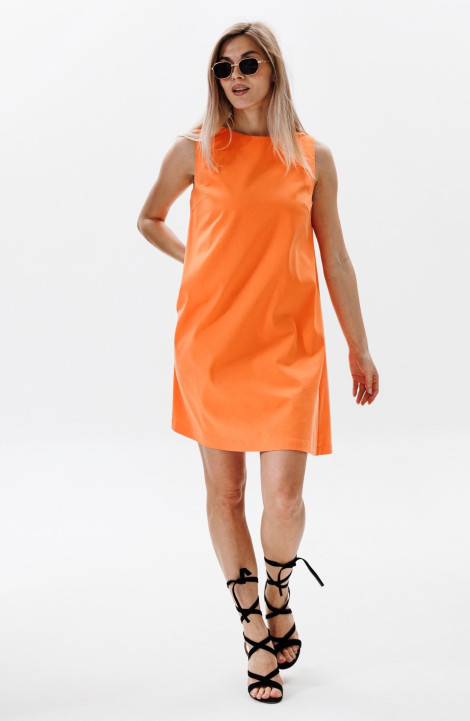 Платье FAMA F13-03О оранжевый