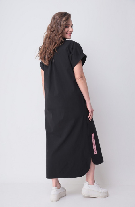 Платье Michel chic 993/2 черный,розовый