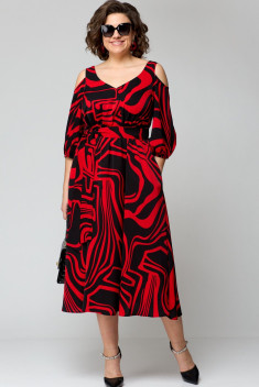 Платье EVA GRANT 7281 красный