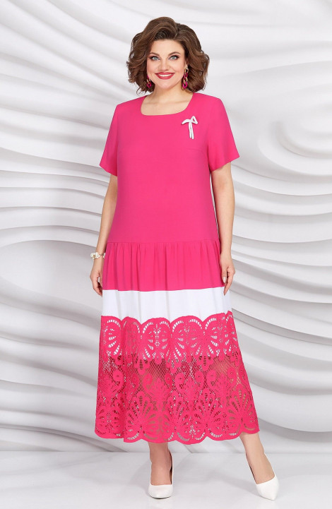 Платье Mira Fashion 5400-2 розовый