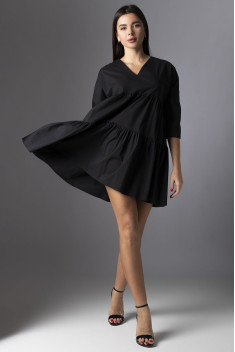 Хлопковое платье VIZAVI 636 черный