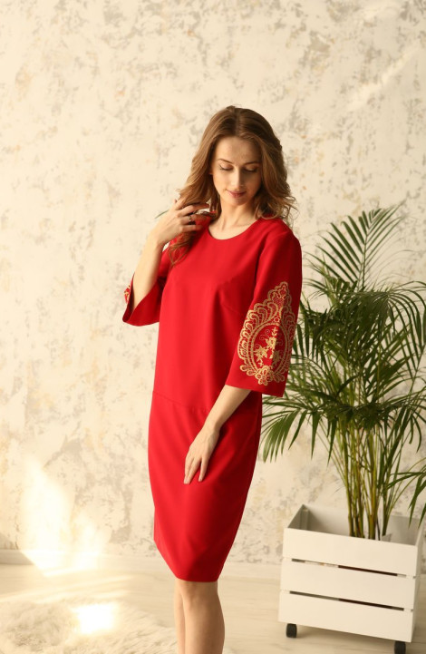 Платье Edibor 2015 красный