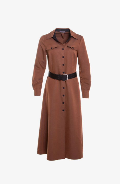Трикотажное платье Elema 5К-11176-1-164 коричневый