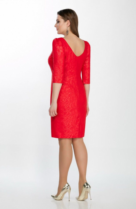 Трикотажное платье LaKona 1275-1 красный