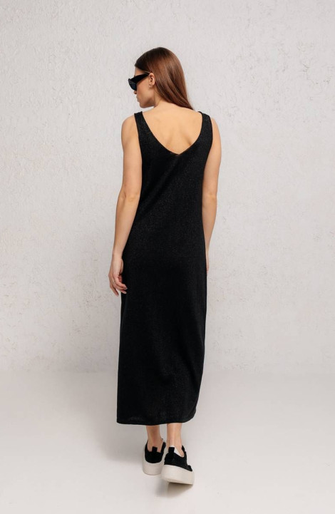 Трикотажное платье Romgil 633ХТЗ черный