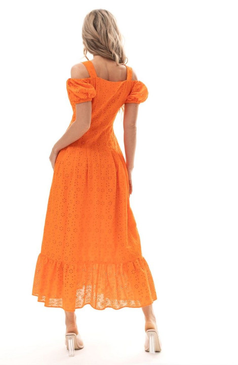 Хлопковое платье Golden Valley 4826 оранжевый