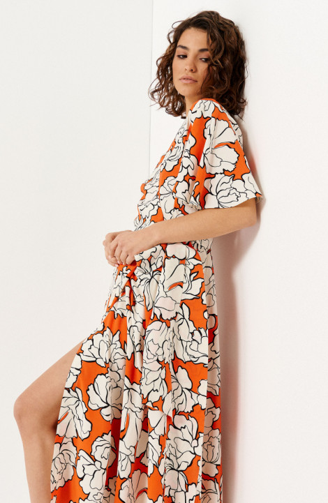 Платье Панда 138380w оранжевый