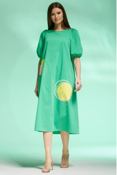 Платье Faufilure С1432 зеленый