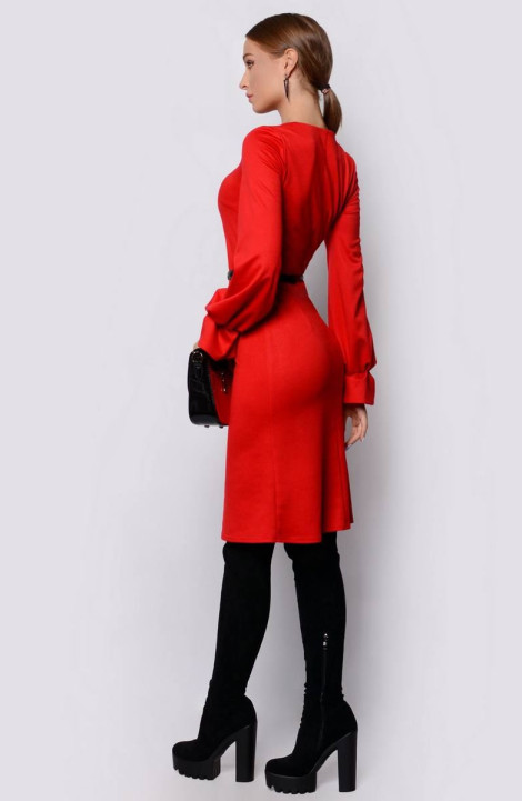 Трикотажное платье Patriciа F14896 красный