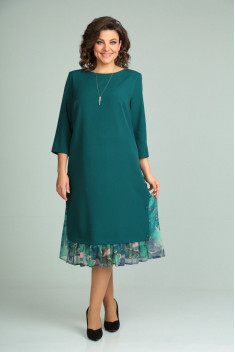 Платье Милора-стиль 758/1 зеленый