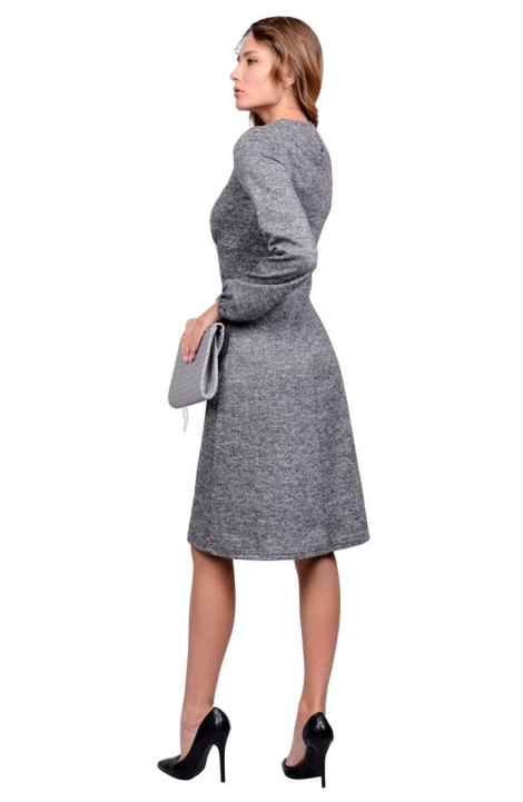 Трикотажное платье Patriciа NY14659 серый,черный
