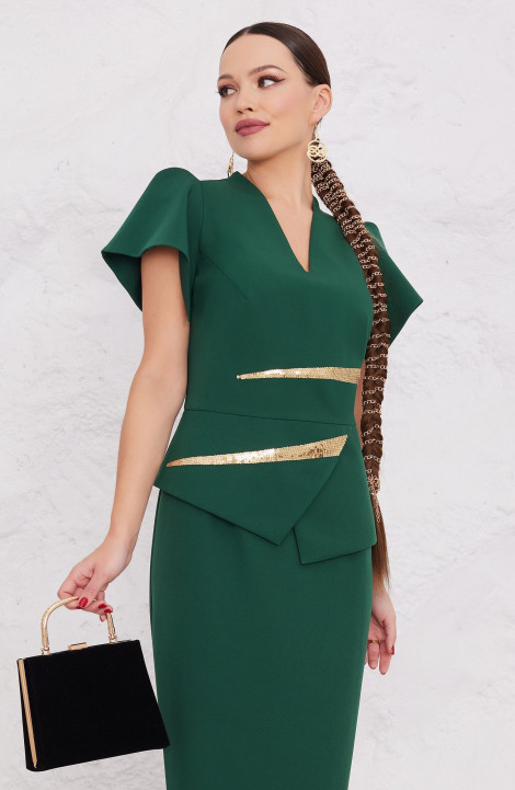 Платье Lissana 4836 зеленый