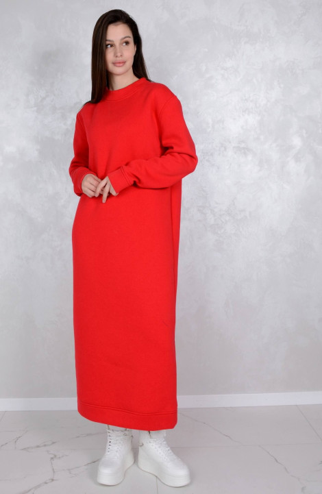 Хлопковое платье Patriciа 01-5709 красный