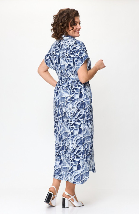Платье Michel chic 993/1 синий,белый
