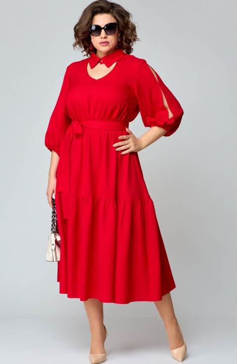 Платье EVA GRANT 7327 красный